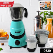 Orbit Mixer Grinder With 3 Stainless Steel Jars - 550w thumbnail 7