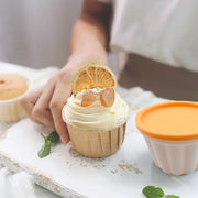 5971 Pudding Molds Custard Mould Mould For Jelly Ice Creams Set Of 4 Cups With Lid thumbnail 2