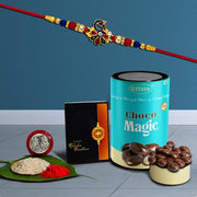 Rakhi (K1_315_cm)  Chocolate Magic  Rakhi For Brother With Gift  Rakhi With Chocolate Rakhi Combo For Brother  Set Of 1 Rakhi  Chocolate thumbnail 1