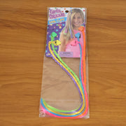 Colourful Braided Hair Extension Streaks For Girls  Kids (6 Pc) thumbnail 6