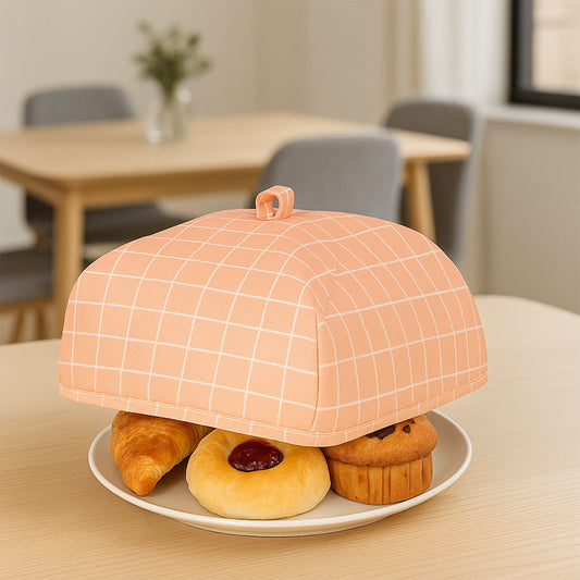 Foldable Food Cover – Anti-Dust & Heat Preservation (20x20 Cm)
