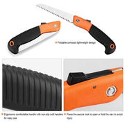 464 Folding Saw(180 Mm) For Trimming Pruning Camping. Shrubs And Wood thumbnail 2