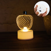 Decorative Apple Shape Led Tealight Candles - (4 Pc) thumbnail 3