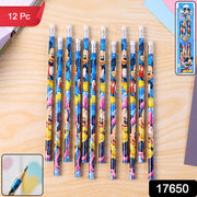 Premium Cartoon-printed Graphite Pencils Set Of 12 Pc thumbnail 7