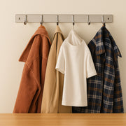 Stainless Steel Wall Mounted Coat 6 Hook Rack (32x3  1pc) thumbnail 4