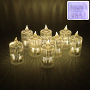 Premium Crystal Effect Led Flameless Candle Lights (8 Pc) thumbnail 2