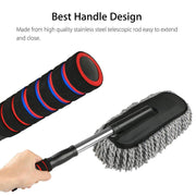 4749 Car Duster Long Retractablesoftnon-sliphandle Multipurpose Microfiber Wash Brush Vehicle Interior And Exterior Cleaning Kit With For Car Boats Or Home thumbnail 5