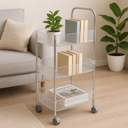 Apex Sapphire 3-layer Multipurpose Storage Trolley With Wheels thumbnail 5