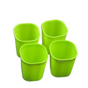 2426 Plastic Drinking Glass Set For Drinking Milk Water Juice (Pack Of 4) thumbnail 5