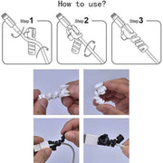 Cable Cord Protector Saver With Suction End (Suction Winder  4 Pcs Set) thumbnail 5