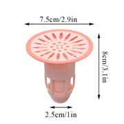 7968 Deodorant Floor Drain Core Silicone Drain Stopper Insectproof Anti-odor Hair Trap Plug Trap For Kitchen Bathroom Toilet thumbnail 3