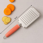 Supermom Stainless Steel Multipurpose Vegetable And Cheese Grater With Soft Grip Handle (1 Pc) thumbnail 4