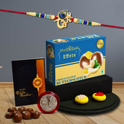 Rakhi (K1_438_bs32)  Chocolate Butter Scotch 32gm Rakhi  Chocolate For Brother Rakhi With Chocolate Rakhi With Gift Rakhi Combo Set Of 1 Rakhi Chocolate thumbnail 1