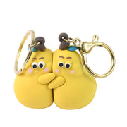 2-in-1 Cute Cartoon Couple Keychain thumbnail 3