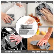 Thickened Magic Wipe Home Kitchen Car Multi-functional Cleaning Rag (20 Pc) thumbnail 3