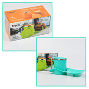 2851 Snacks Tray  Inside Steel Cup 350ml Break Time Tray For Kids  Home Use thumbnail 2