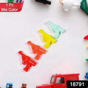 Gun Shape Pencil Top For Kids Office Small Gun Toy (1 Pc  Mix Colour  Design) thumbnail 2