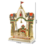 Traditional Decorative Pooja Jhula Mandir (1 Pc) thumbnail 5