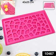 Plastic Kitchen Tray With Modern Hollow Design (40x25 Cm) thumbnail 6
