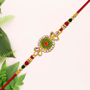 Traditional Floral Design Rakhi thumbnail 2