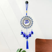 Decorative Om Evil Eye Wind Chime Wall Hanging (1 Pc) thumbnail 2