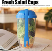 2545 Fruit And Vegetable Salad Cups Easy Clean Salad Mixing Cup For Business People For Business Travel (1pc) thumbnail 1