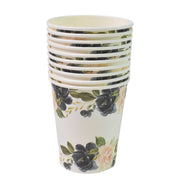 Disposable Paper Cups Disposable Tea Coffee Cups (10 Pcs Set  Mix Color  Design) thumbnail 4