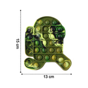 Premium Cartoon Shape Silicone Pop It Fidget Toy (1 Pc) thumbnail 5