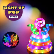 8055 Mini Pop Tubes Colourful Tubes Sensory Toys Stretch Pipe Toy Fidget Tube Toys Pull Tubes Fidget Toys Sensory Stretch Tubes Fun Tubes For Autism Children Kids Adult Reduce Anxiety (Pack Of 12) thumbnail 4