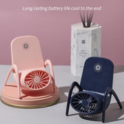 4814 Portable Mobile Phone Holder Fan  Personal Fan Multi- Function Fan Handheld Charging Fan (Battery Not Include) thumbnail 1
