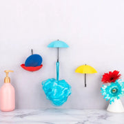 9063 Multipurpose Umbrella Key Hat Holder Wall Hanging Hook Multicolor thumbnail 5