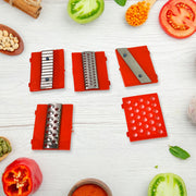 Plastic 6 In 1 Vegetables Slicer Cutter And Fruit Dicer Grater (1 Set) thumbnail 2