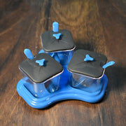 2736 3 Pc Dining Set Used As A Cutlery Set For Serving Food Purposes And Sweet Dishes And All In All Kinds Of Household And Official Places Etc. thumbnail 5