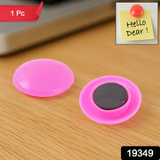 Pink Board Magnets Circular Plastic Buttons (1 Pc) thumbnail 6