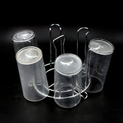 2741 Ss Round Glass Stand Used For Holding Sensitive Glasses And All Present In All Kinds Of Kitchens Of Official And Household Places Etc. thumbnail 1