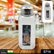 5714 Plastic Transparent Mukhwas Bottle With Steel Cap  Mouth Freshener  Dryfruits Multipurpose Air Tight And Bpa Free Kitchen Storage Bottle (1 Pc) thumbnail 5