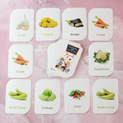Kidkraft 32-piece Educational Vegetable Flash Cards Set thumbnail 3