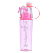 Plastic 2 In 1 Mist Spray Water Bottle (Multicolor  400 Ml  1 Pc) thumbnail 3