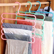 587 5 In 1 Multipurpose Plastic Hanger Assorted (5-layer) thumbnail 2