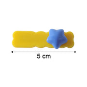 Colorful Star Design Decorative Hair Clip Set (4 Pc) thumbnail 4