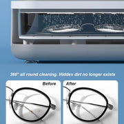 12670 Ultrasonic Jewllery Cleaner Ultrasonic Cleaning Machine Portable Jewellery Cleaning Mchine For Jewellery Ring Silver Retainer Glasses Watches Coins High Frequency Vibration Machine (Battery Not Included) thumbnail 2