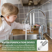 304 Stainless  Steel Faucet Mount Water Filter Water Purifier (1 Set) thumbnail 4