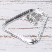 Unbreakable Abs Square Towel Ring Wall Mounted Stand  Holder (1 Pc) thumbnail 2