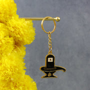 Shivling Design Golden Keychain (1 Pc) thumbnail 4