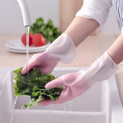 Large Size Reusable Household Cleaning Gloves - (1 Pair) thumbnail 5