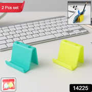 Multifunctional Plastic Mobile Phone Stand  Pen Holder (2 Pc  Mix Color) thumbnail 6