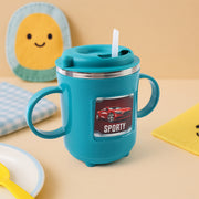 Kids Sporty Sipper Mug With Straw And Dual Handles Approx 300ml (1 Pc) thumbnail 1