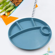5577 Plastic Food Plates  Biodegradable 5 Compartment Plate With Spoon For Food Snacks  Nuts  Desserts Plates For Kidsreusable Plates For Outdoor Camping Bpa-free(1 Pc) thumbnail 3