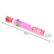 Cute Character Design 10-in-1 Multicolor Ball Pen (1 Pc) thumbnail 2