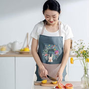 Multipurpose Kitchen Cooking Apron With Front Pocket (1 Pc) thumbnail 2